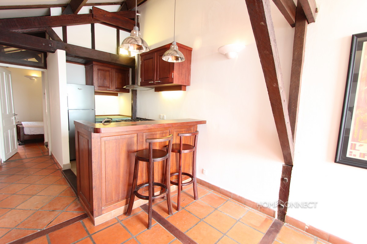 French Colonial 2 Bedroom Apartment on Riverside | Phnom Penh