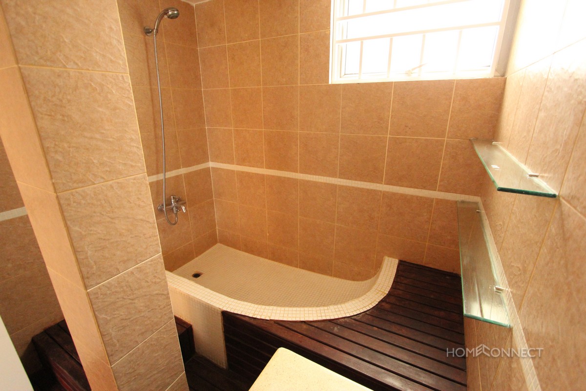 Large terrace 2 bedroom apartment for sale in Daun Penh