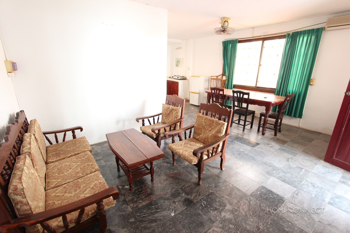 Large balcony 2 bedroom apartment in BKK1 | Phnom Penh