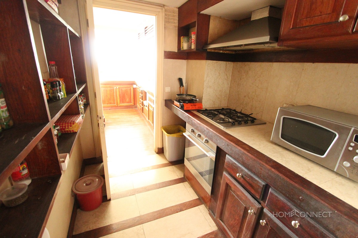 Spectacular 3 bedroom French Colonial apartment on Riverside | Phnom Penh
