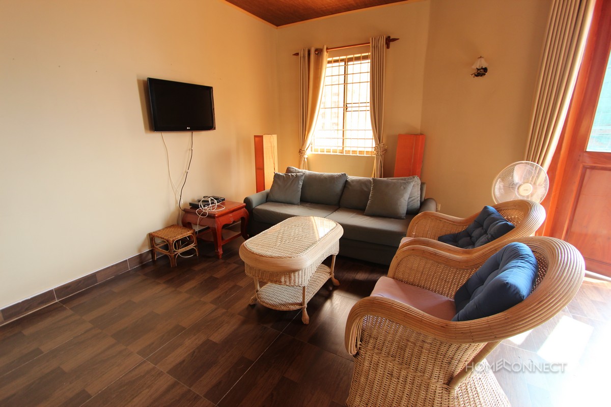 Spacious 2 Bedroom Apartment for Rent in Tonle Bassac | Phnom Penh