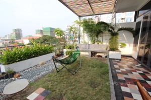 Large Terrace 2 Bedroom Apartment Near Central Market | Phnom Penh