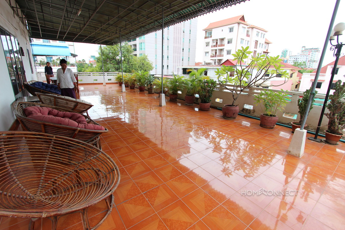Large Apartment With Terrace in BKK1 | Phnom Penh Real Estate