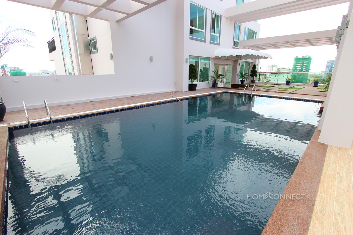 Modern 3 Bedroom Fully Serviced Apartment in BKK3 | Phnom Penh Real Estate