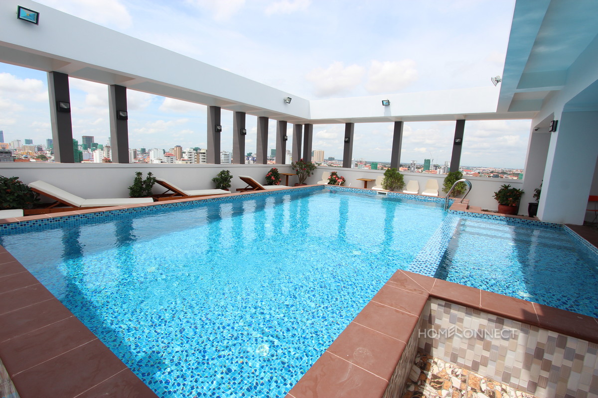 Modern 2 Bedroom Serviced Apartment Close to Russian Market | Phnom Penh Real Estate