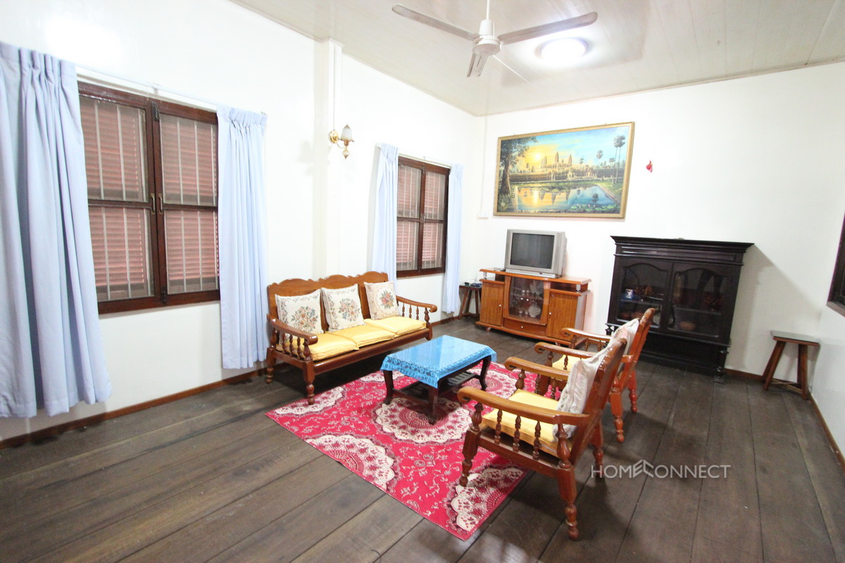 Quiet 4 Bedroom Townhouse in Tonle Bassac | Phnom Penh Real Estate