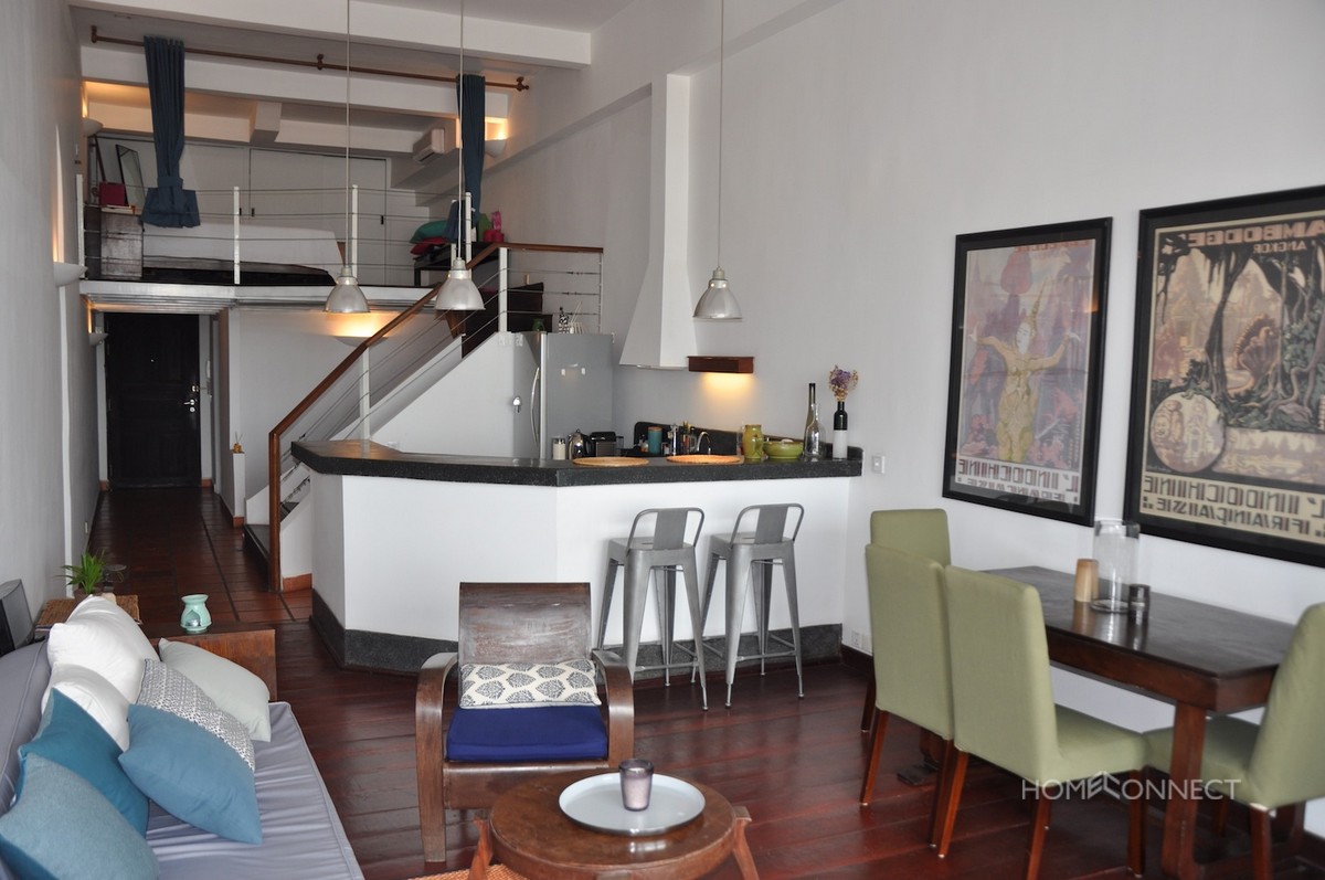 French Colonial 1 Bedroom Apartment On Riverside | Phnom Penh Real Estate