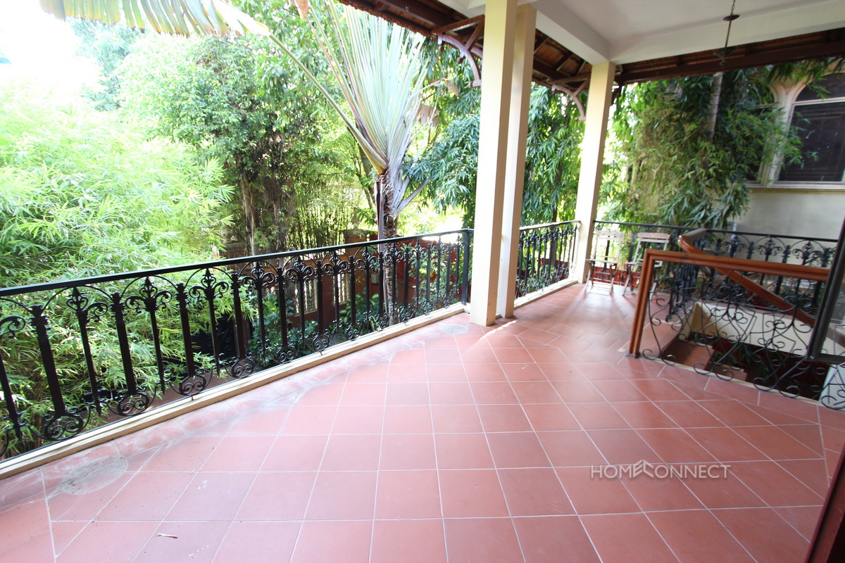 Colonial Style 4 Bedroom Villa For Rent In BKK1 | Phnom Penh Real Estate