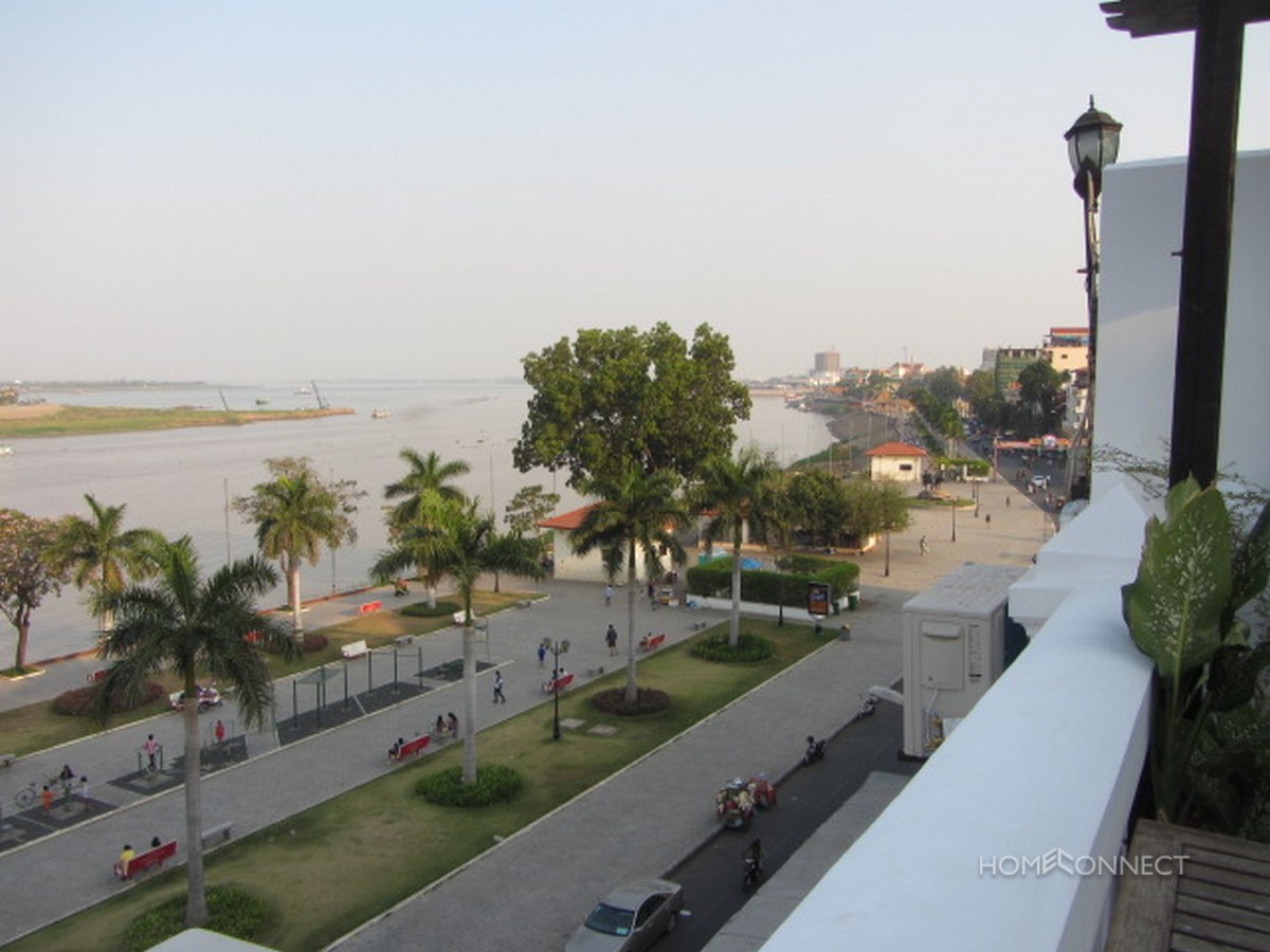 French Colonial 1 Bedroom Apartment On Riverside | Phnom Penh Real Estate