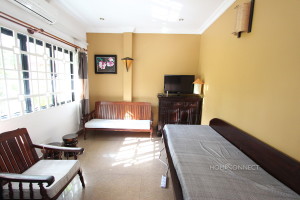 Large Terrace 1 Bedroom Apartment For Rent in BKK1 | Phnom Penh Real Estate