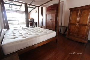 French Colonial 1 Bedroom Apartment for Rent on Riverside | Phnom Penh Real Estate