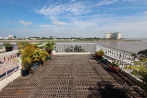 French Colonial 1 Bedroom Apartment for Rent on Riverside | Phnom Penh Real Estate