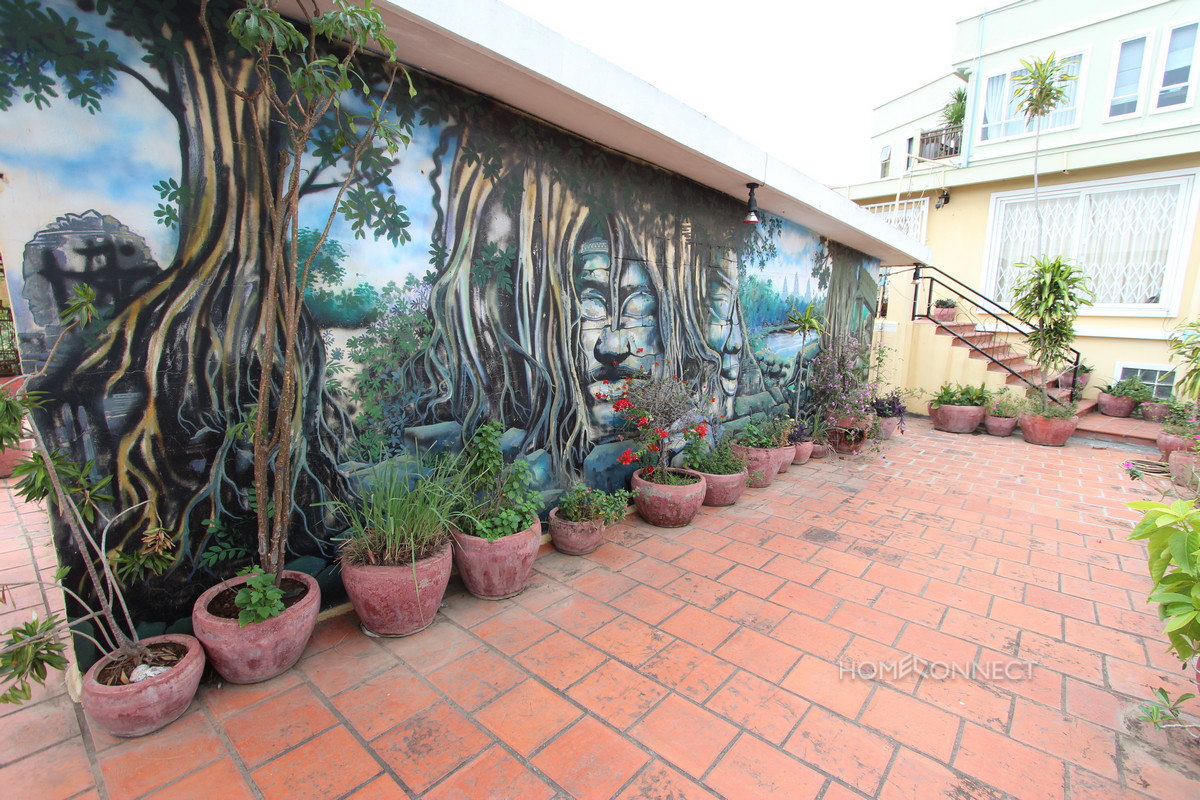 Large Private Terrace 2 Bedroom Near Independence Monument | Phnom Penh Real Estate