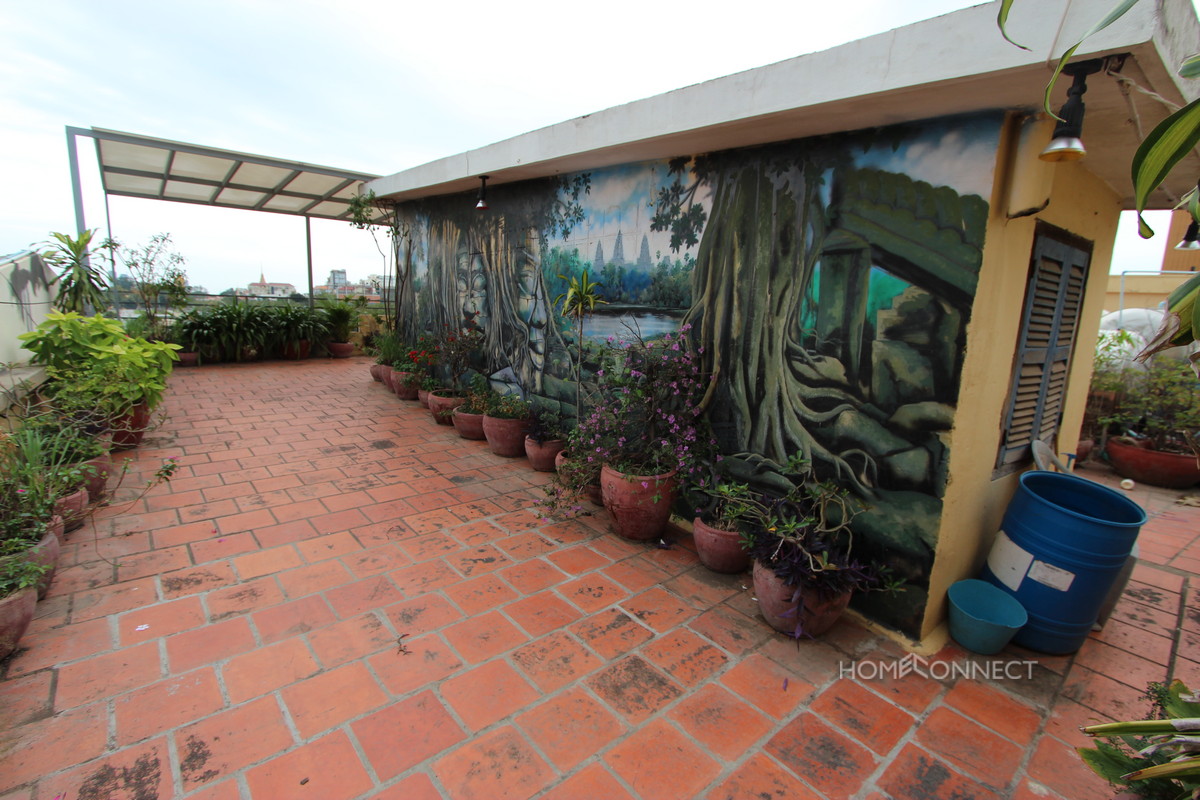Large Private Terrace 2 Bedroom Near Independence Monument | Phnom Penh Real Estate