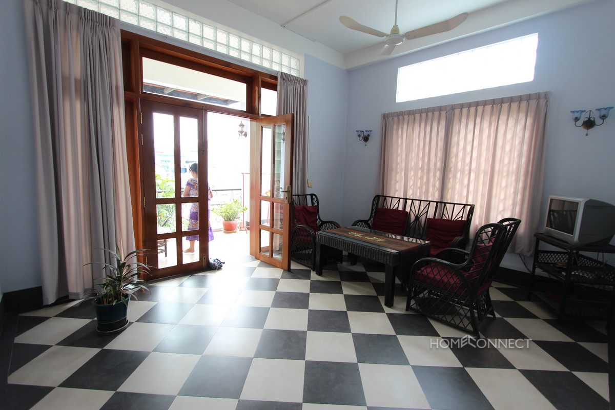 Large Balcony 2 Bedroom Apartment Near Russian Market | Phnom Penh Real Estate