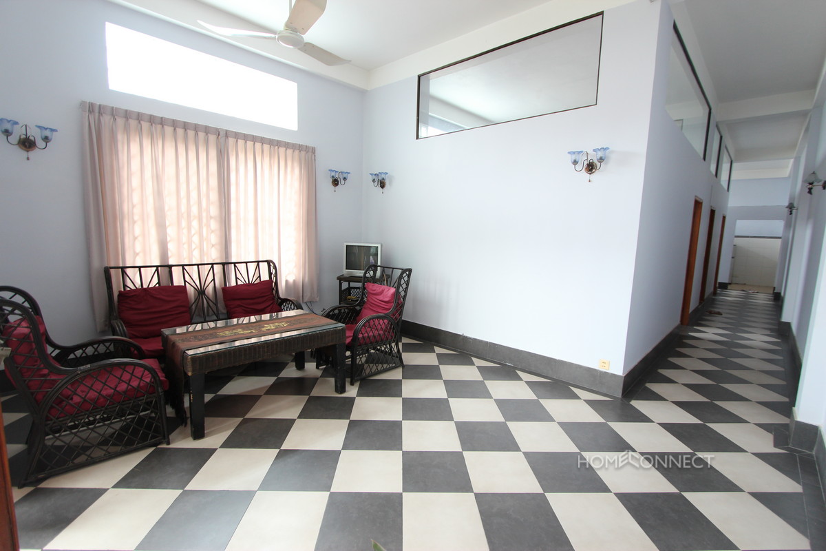 Large Balcony 2 Bedroom Apartment Near Russian Market | Phnom Penh Real Estate