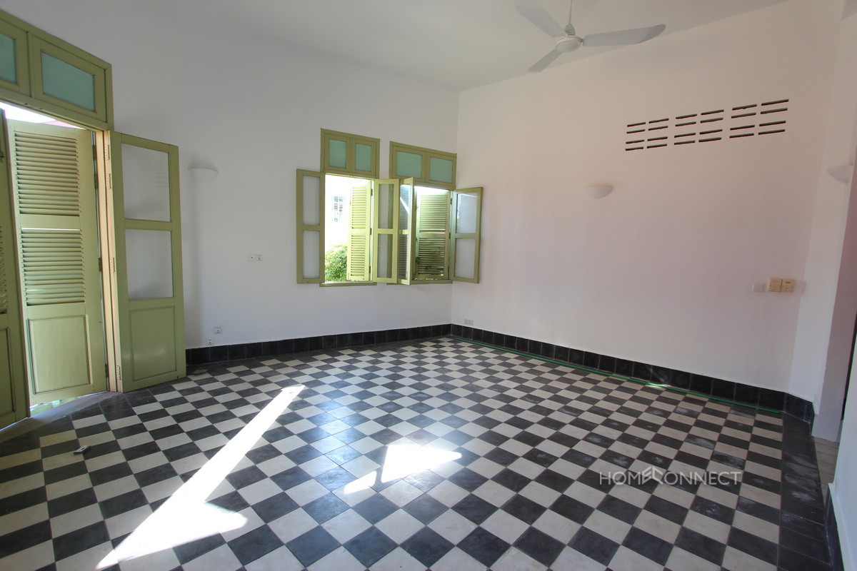 Historic French Colonial 2 Bedroom Apartment For Rent | Phnom Penh Real Estate