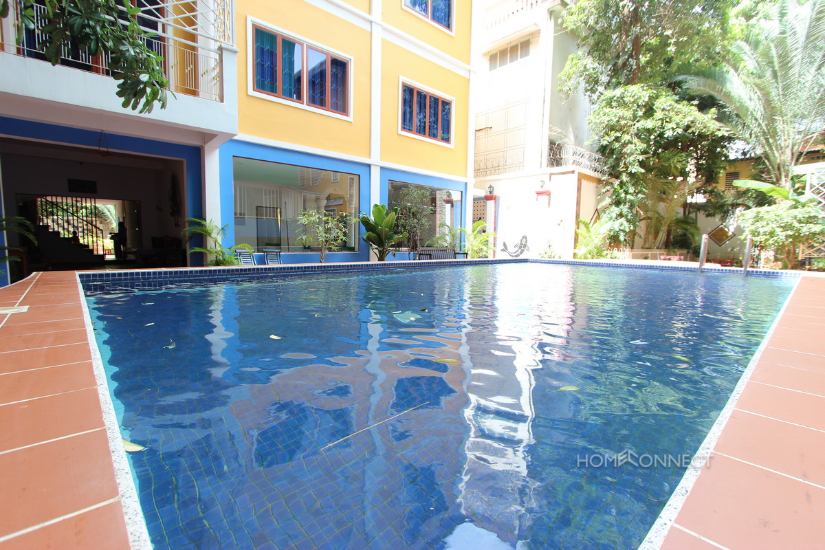 Large Balcony 2 Bedroom Apartment For Rent in Daun Penh | Phnom Penh Real Estate