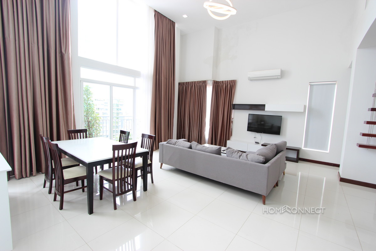 Western Style Modern Penthouse Close to Independence Monument | Phnom Penh Real Estate