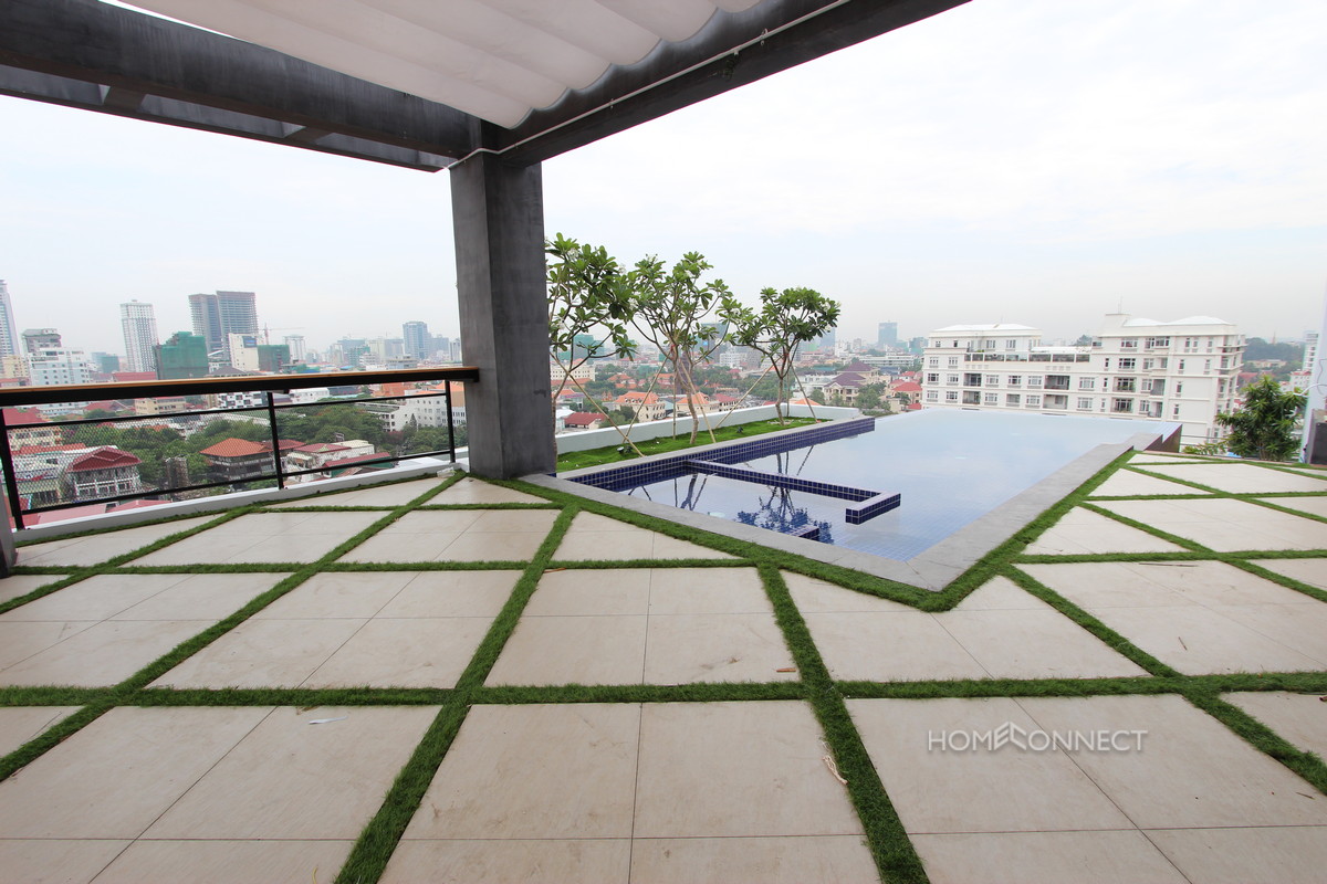 Western Style Modern Penthouse Close to Independence Monument | Phnom Penh Real Estate