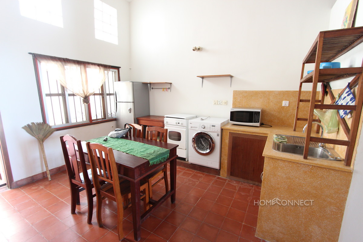 Large Terrace 2 Bedroom Apartment For Rent on Riverside | Phnom Penh Real Estate