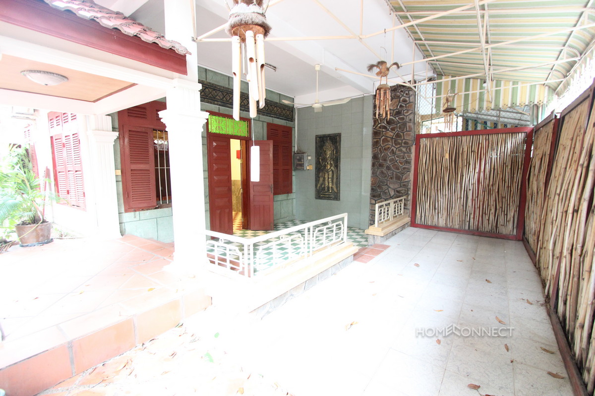 Large French Colonial Villa For Rent in Tonle Bassac | Phnom Penh Real Estate