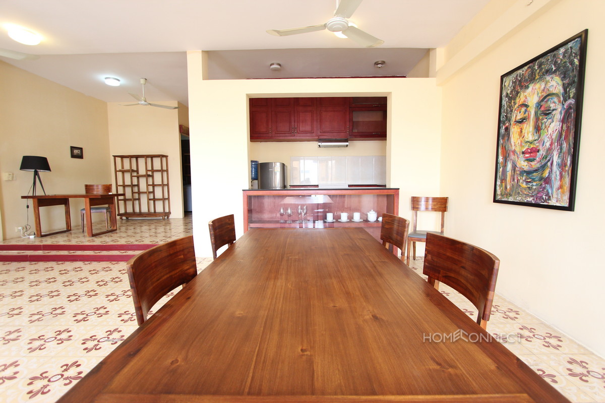 Colonial 2 Bedroom Apartment For Rent Near Riverside | Phnom Penh Real Estate