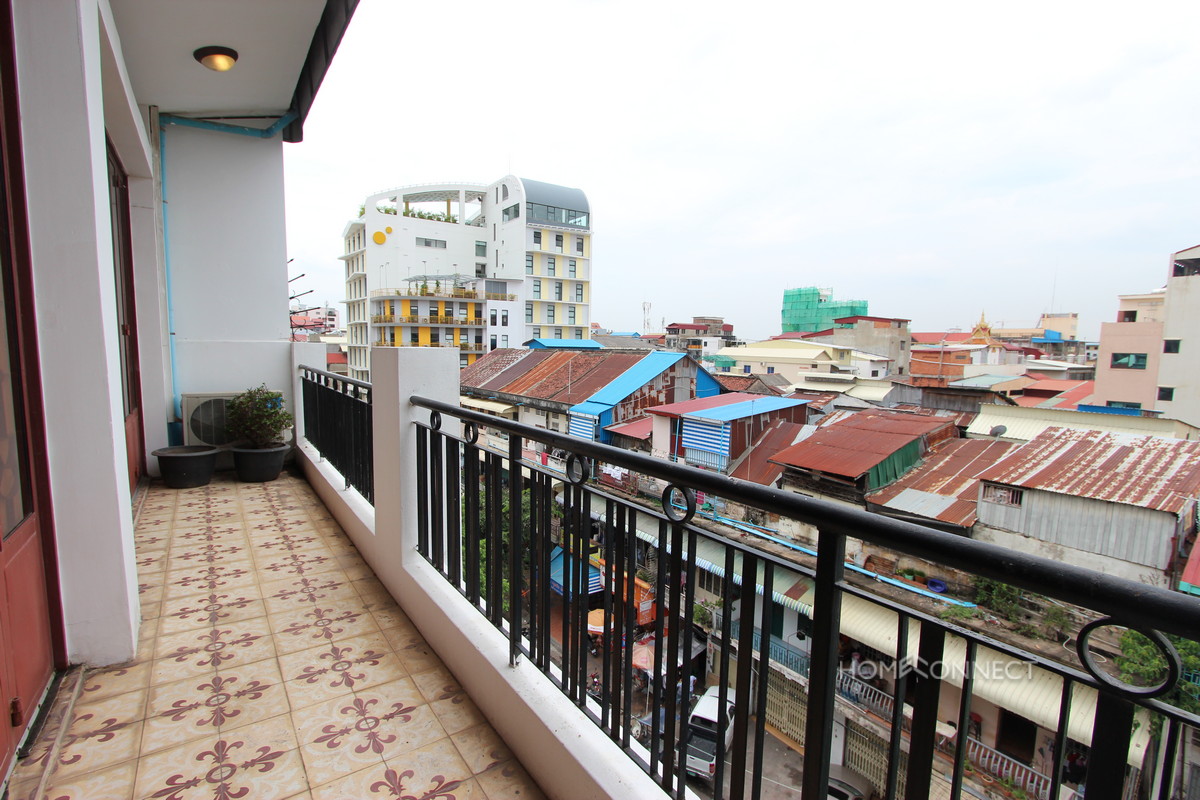 Colonial 2 Bedroom Apartment For Rent Near Riverside | Phnom Penh Real Estate