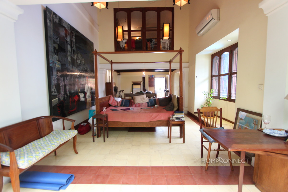 French Colonial 1 Bedroom Apartment Near Royal Palace For Rent | Phnom Penh Real Estate