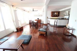 French Colonial 3 Bedroom Apartment For Rent on Riverside | Phnom Penh Real Estate