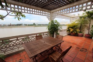 French Colonial 3 Bedroom Apartment For Rent on Riverside | Phnom Penh Real Estate