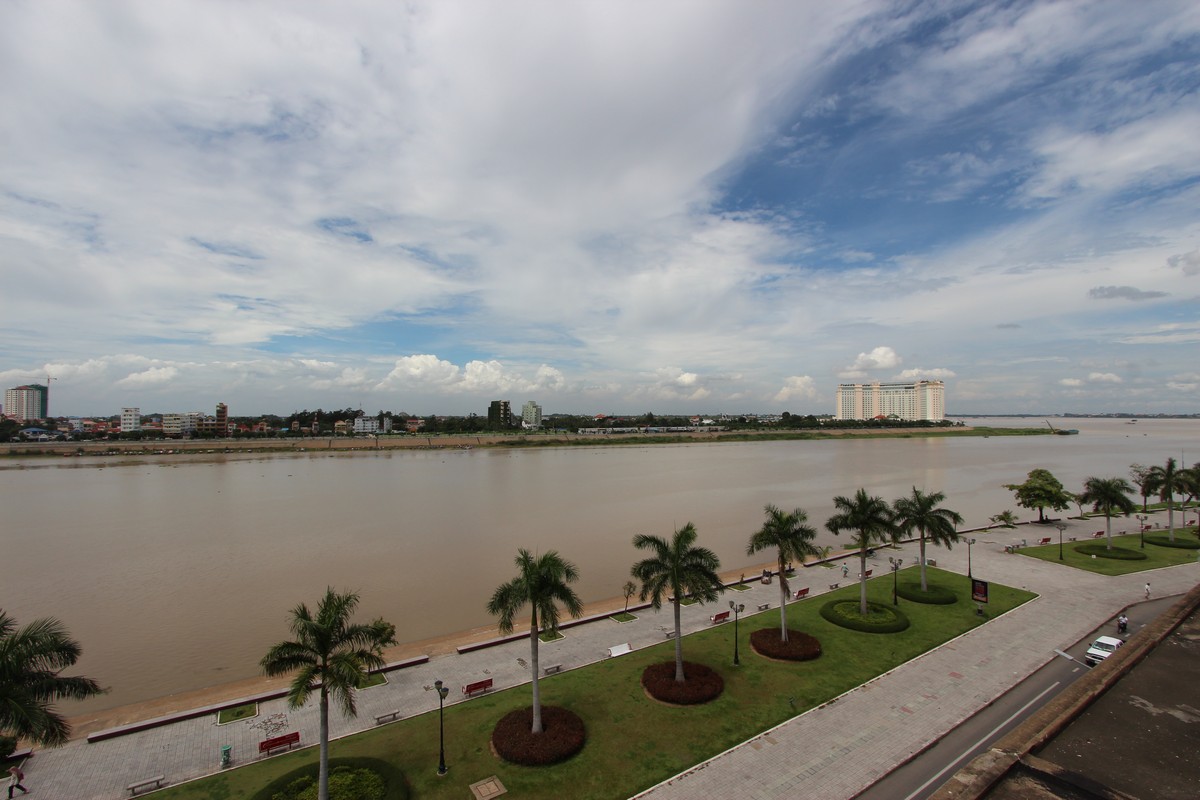 French Colonial 3 Bedroom Apartment For Rent on Riverside | Phnom Penh Real Estate