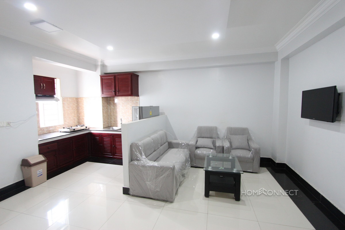 New Modern 1 Bedroom 1 Bathroom Apartment in BKK3 | Phnom Penh Real Estate