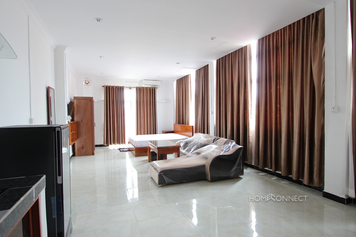 Spacious 1 Bedroom 1 Bathroom Studio Apartment in BKK3 | Phnom Penh Real Estate