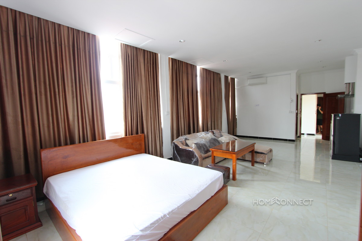 Spacious 1 Bedroom 1 Bathroom Studio Apartment in BKK3 | Phnom Penh Real Estate