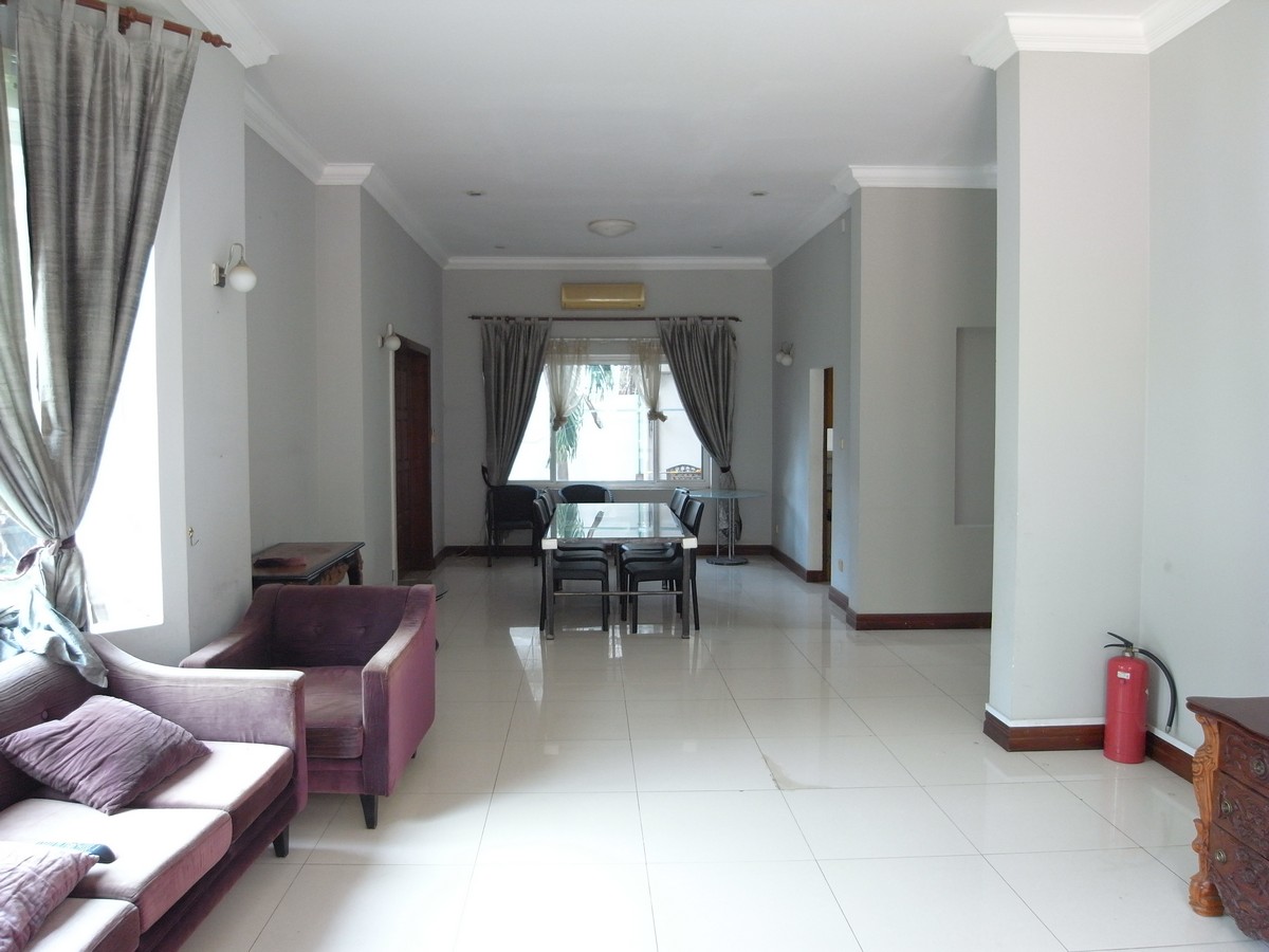 Large Garden 5 Bedroom Villa For Rent In Tonle Bassac | Phnom Penh Real Estate