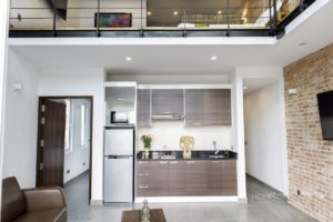 New York Style 2 Bedroom 2 Bathroom Loft Apartment Near Wat Phnom | Phnom Penh Real Estate