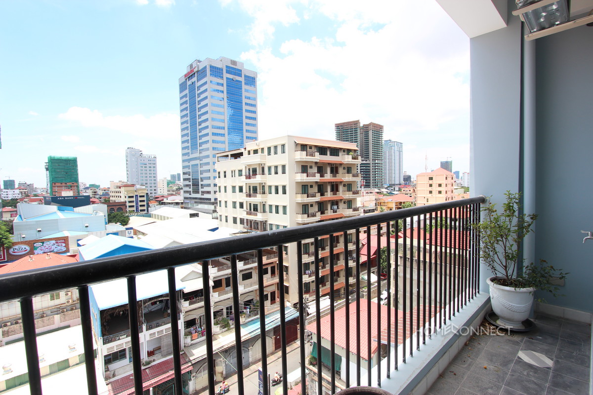 Modern 1 Bedroom 1 Bathroom Apartment For Rent in 7 Makara | Phnom Penh Real Estate
