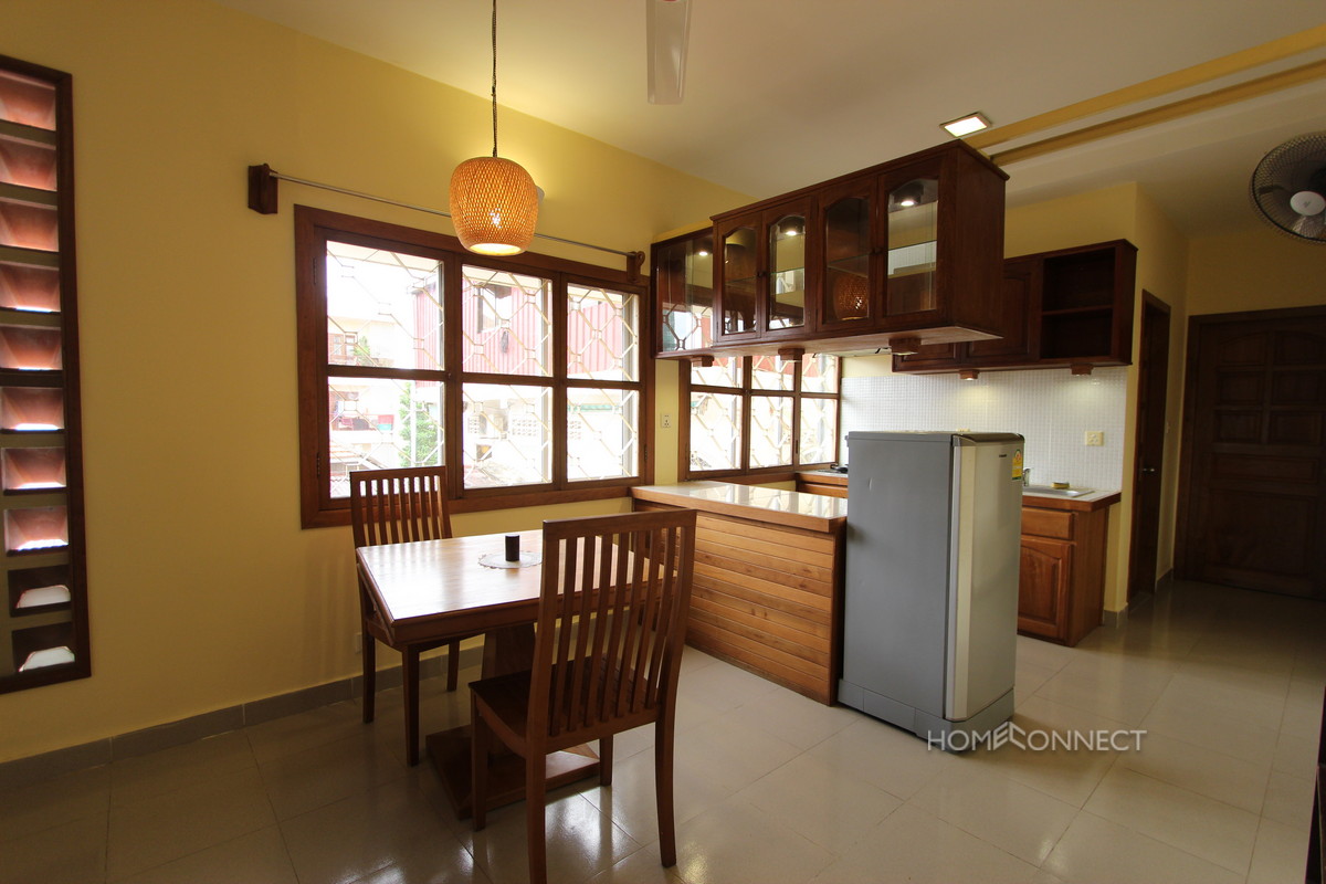 Comfortable 1 Bedroom 1 Bathroom Apartment for Rent in BKK1 | Phnom Penh Real Estate