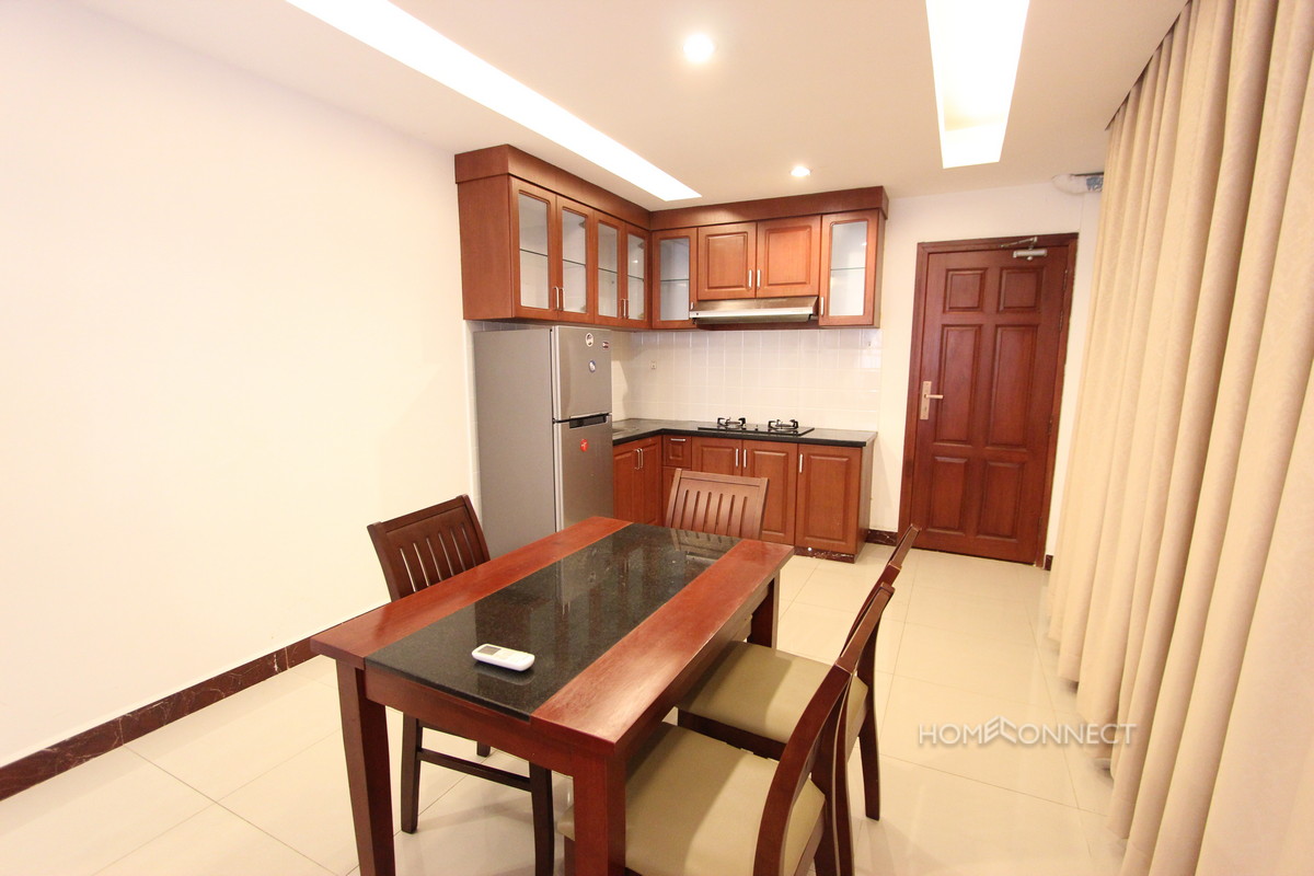 Spacious 1 Bedroom 1 Bathroom Apartment in Tonle Bassac | Phnom Penh Real Estate