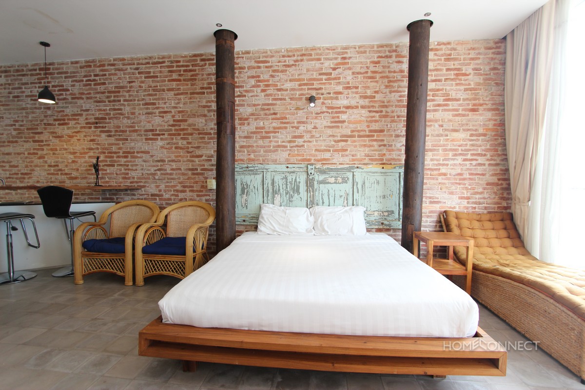 Contemporary Design 1 Bedroom Apartment For Rent in BKK1 | Phnom Penh Real Estate