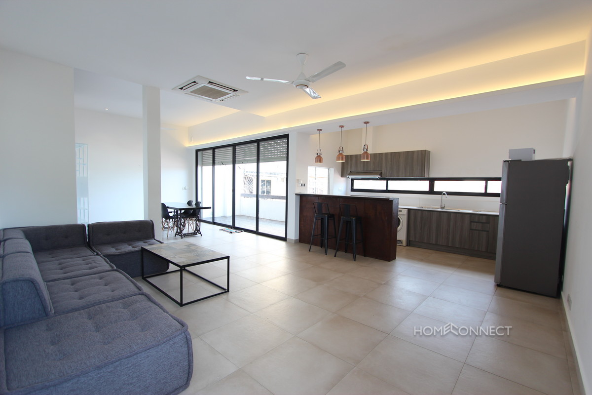 New Modern 2 Bedroom 3 Bathroom Apartment Near the Riverside | Phnom Penh Real Estate