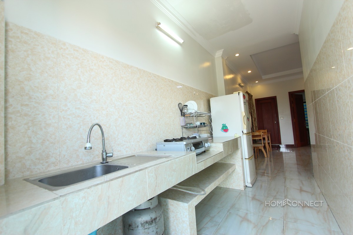 Spacious 2 Bedroom 2 Bathroom Apartment for Rent near Tonle Bassac | Phnom Penh Real Estate