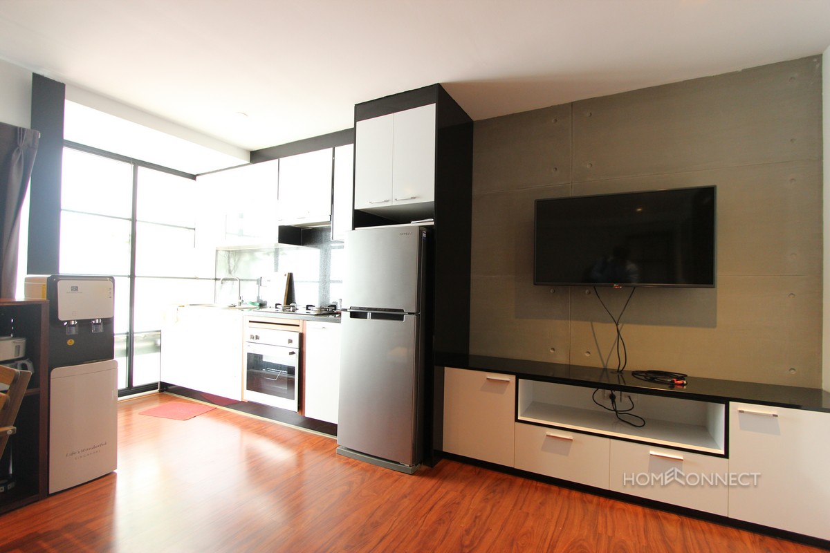 Modern 1 Bedroom 1 Bathroom Apartment for Rent in BKK1 | Phnom Penh Real Estate