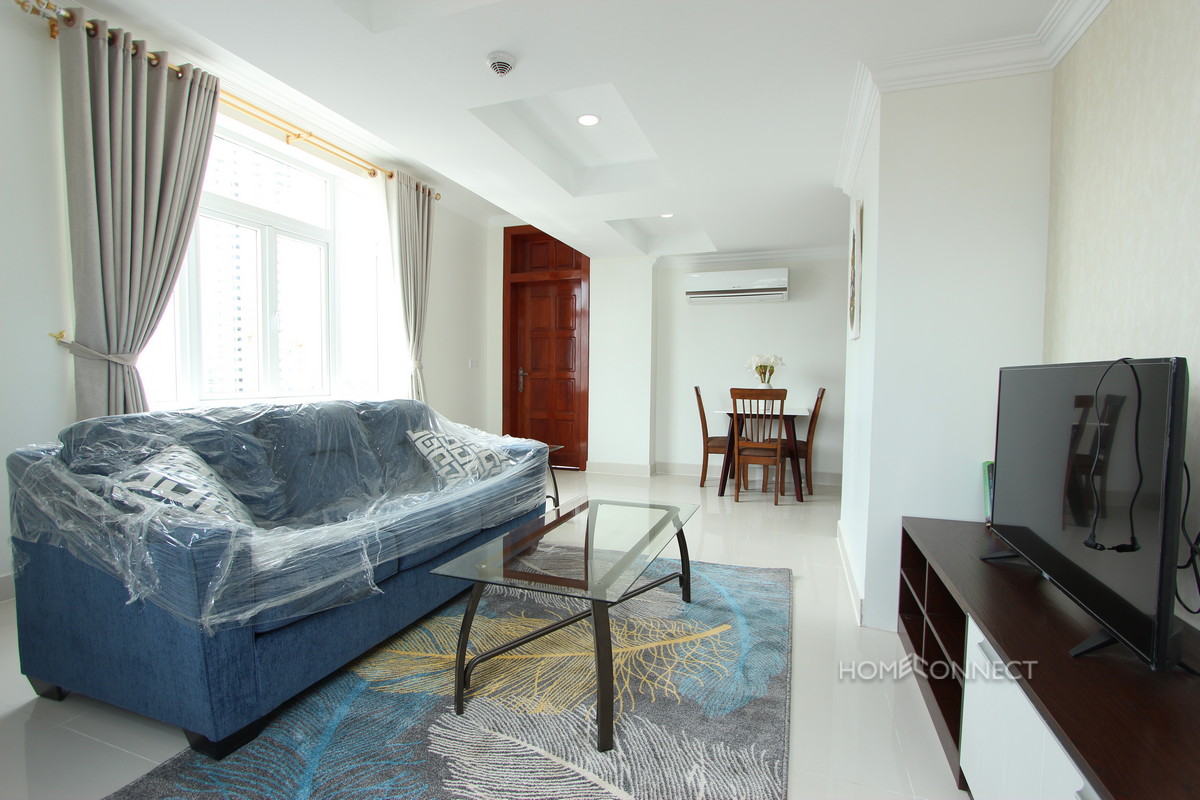 Western Style Large 1 Bedroom Apartment For Rent in BKK1 | Phnom Penh Real Estate