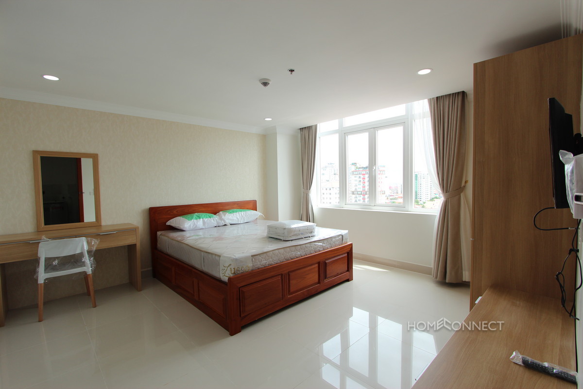 Western Style Large 1 Bedroom Apartment For Rent in BKK1 | Phnom Penh Real Estate