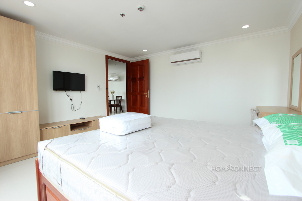 Western Style Large 1 Bedroom Apartment For Rent in BKK1 | Phnom Penh Real Estate