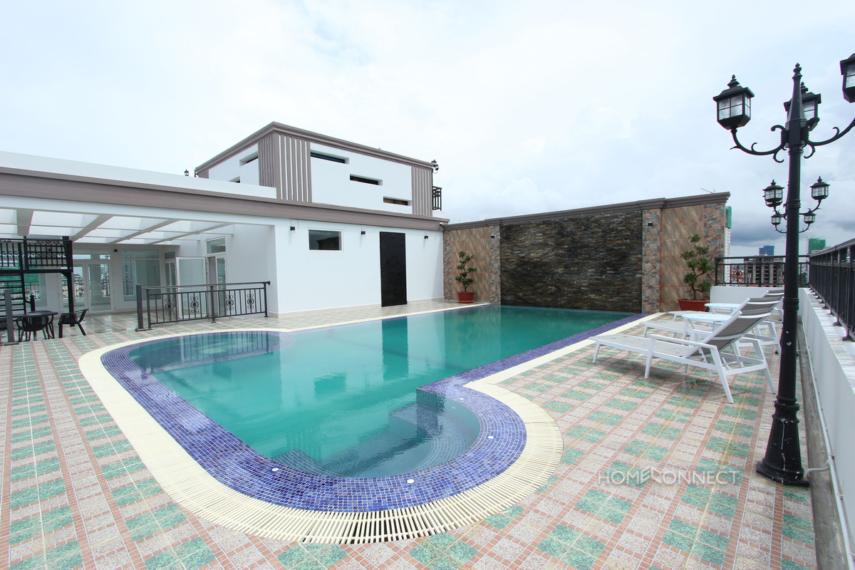 Western Style Large 3 Bedroom Apartment For Rent in BKK1 | Phnom Penh Real Estate