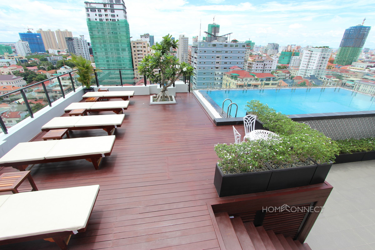 Modern 4 Bedroom Penthouse For Rent in BKK1 | Phnom Penh Real Estate