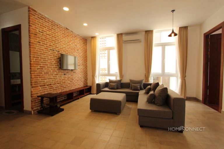 Modern Serviced 2 Bedroom 3 Bathroom Apartment for Rent in BKK1 | Phnom Penh Real Estate